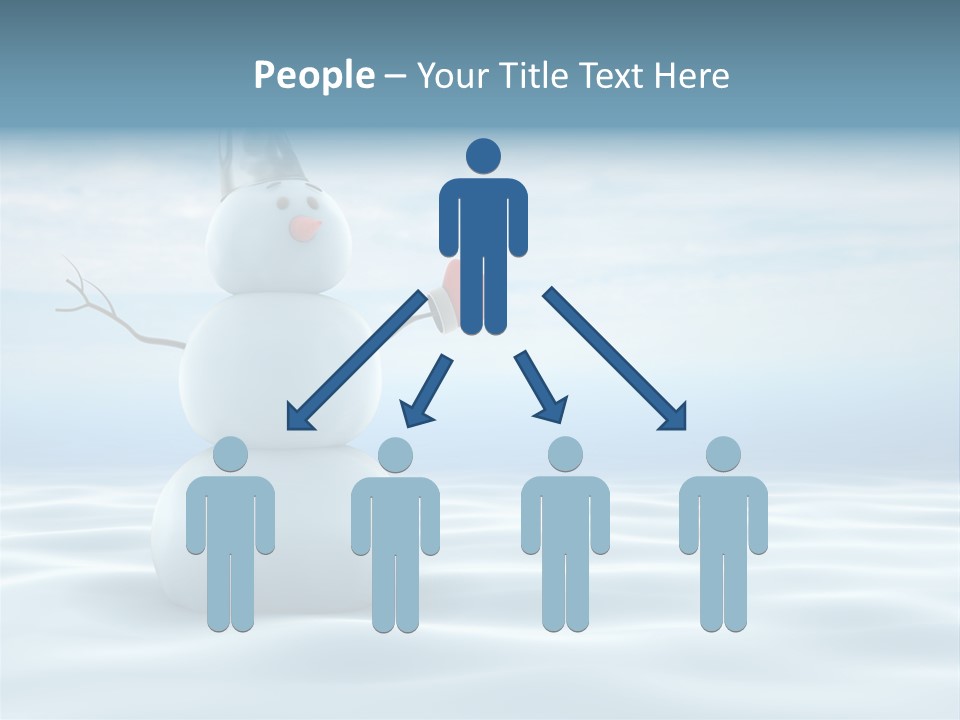 White Year Bucket PowerPoint Template