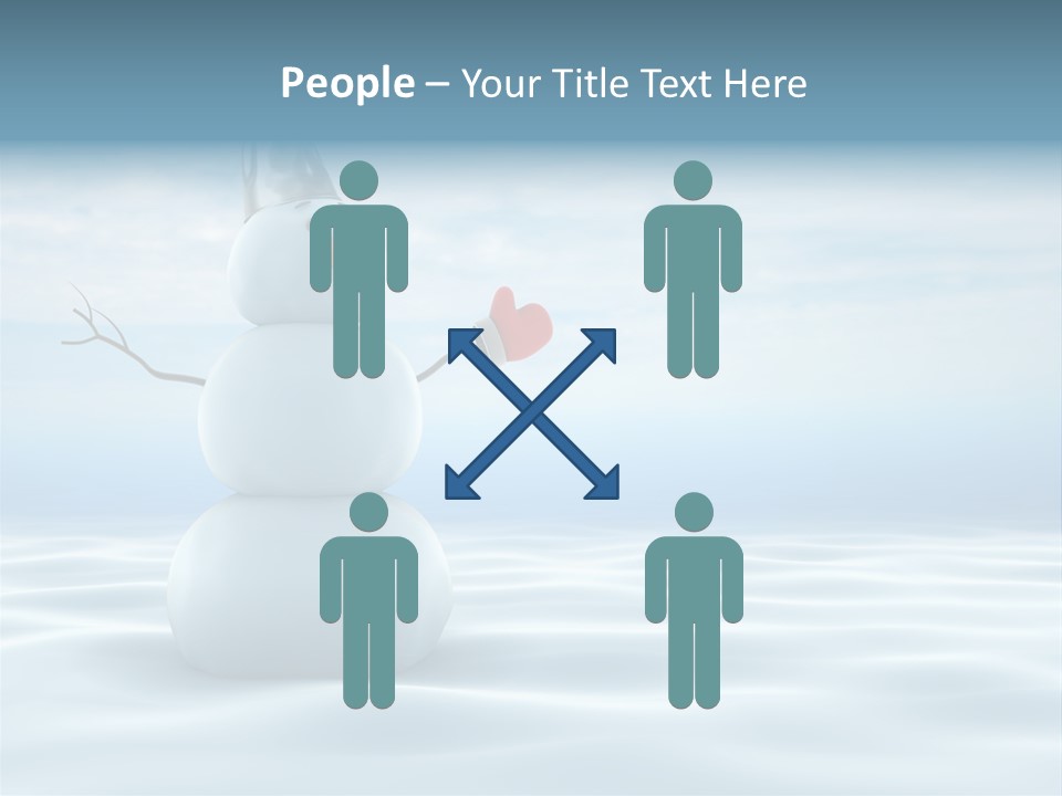 White Year Bucket PowerPoint Template