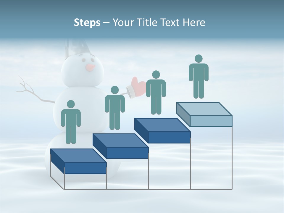 White Year Bucket PowerPoint Template