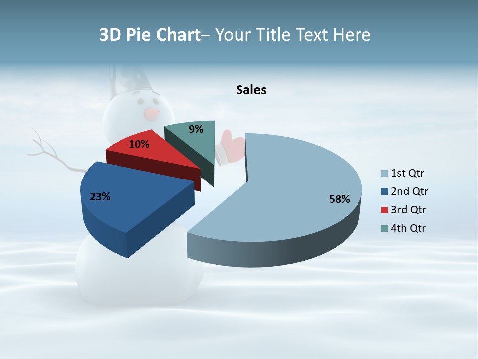 White Year Bucket PowerPoint Template