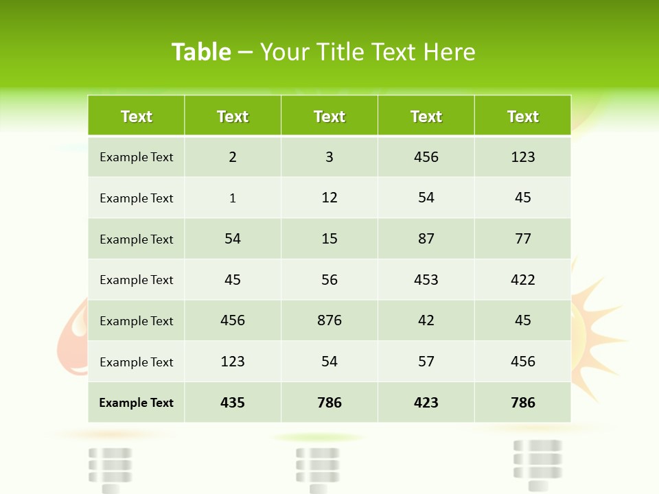Energy Element Corporate PowerPoint Template