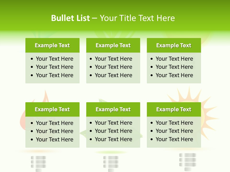 Energy Element Corporate PowerPoint Template