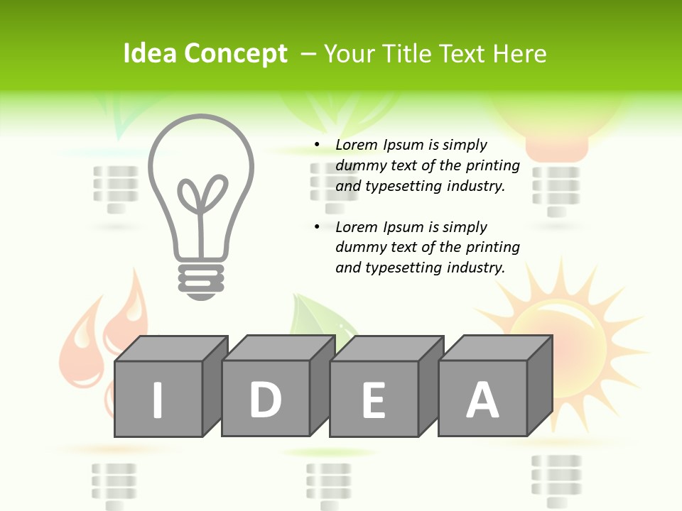 Energy Element Corporate PowerPoint Template