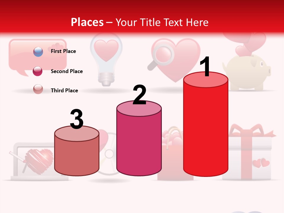 Bag Icon Painting PowerPoint Template