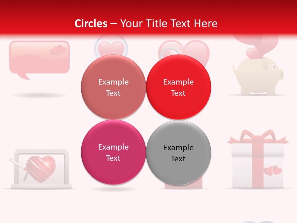 Bag Icon Painting PowerPoint Template