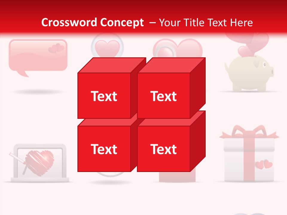 Bag Icon Painting PowerPoint Template