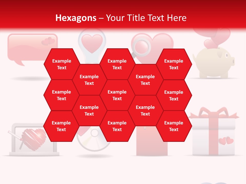 Bag Icon Painting PowerPoint Template