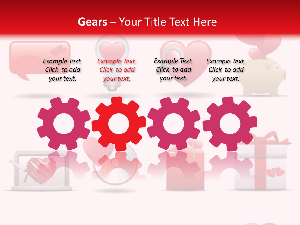 Bag Icon Painting PowerPoint Template