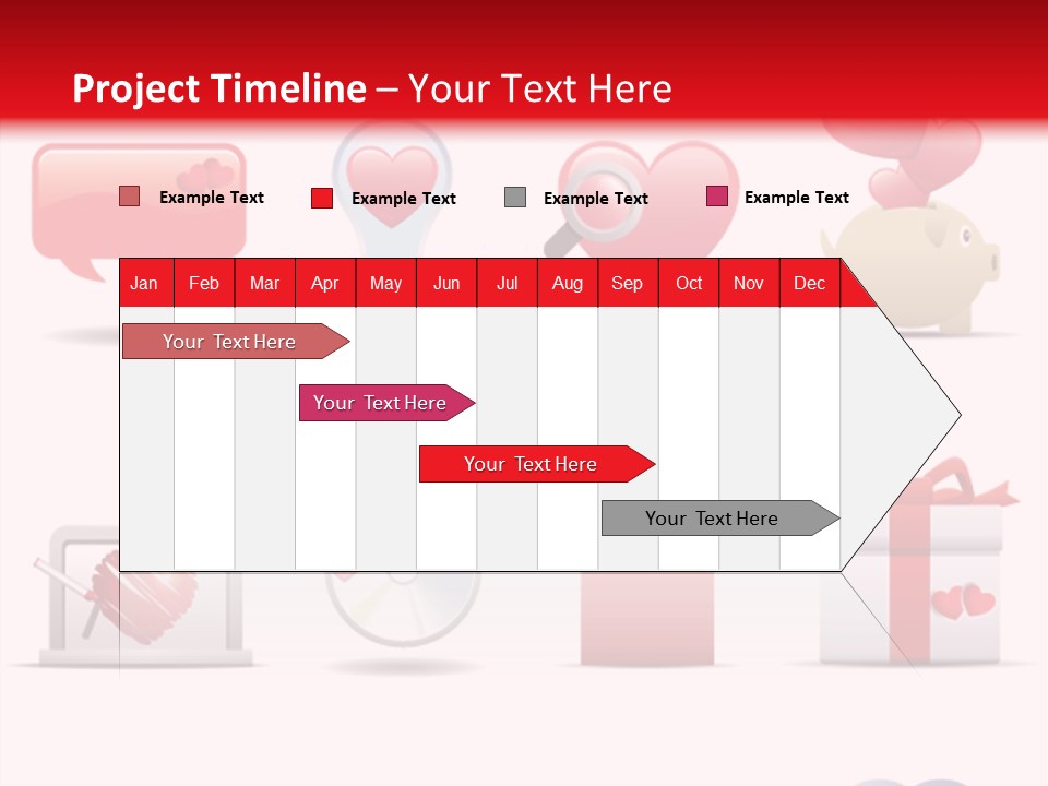 Bag Icon Painting PowerPoint Template
