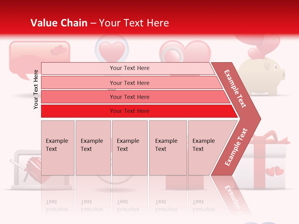 Bag Icon Painting PowerPoint Template
