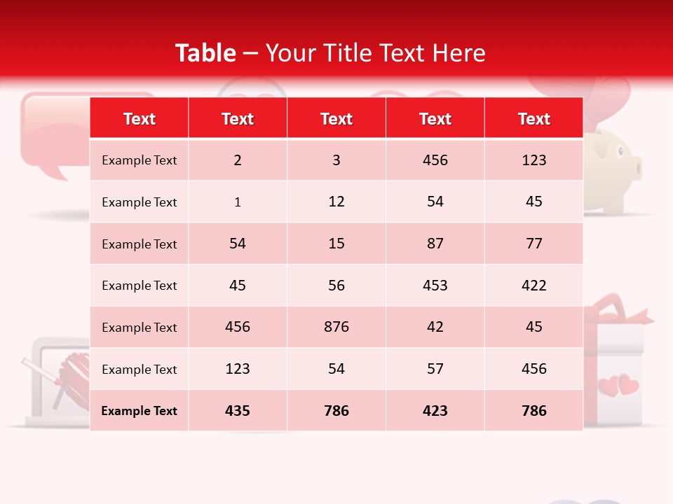 Bag Icon Painting PowerPoint Template