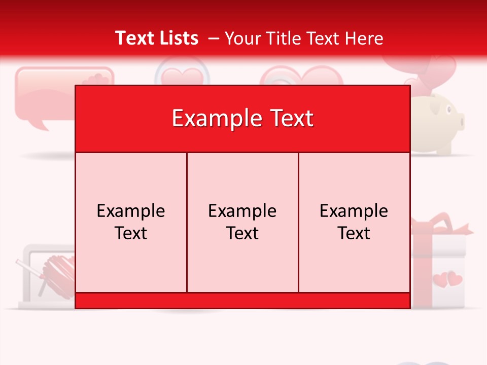 Bag Icon Painting PowerPoint Template