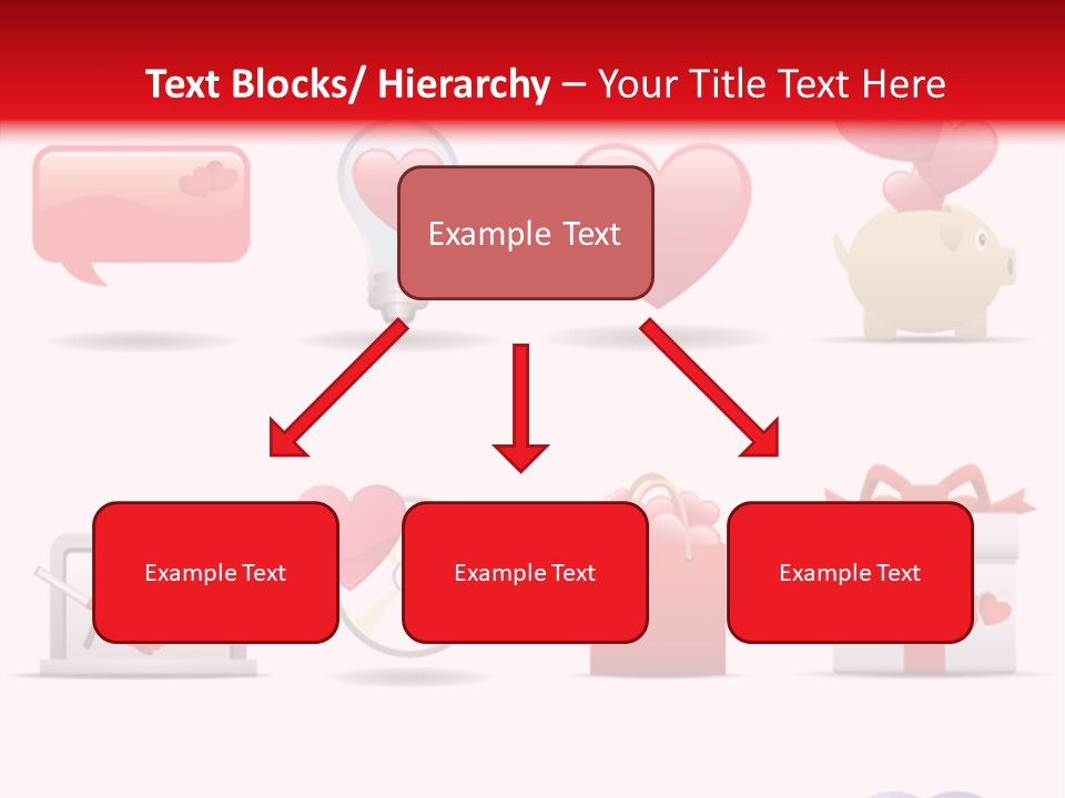 Bag Icon Painting PowerPoint Template