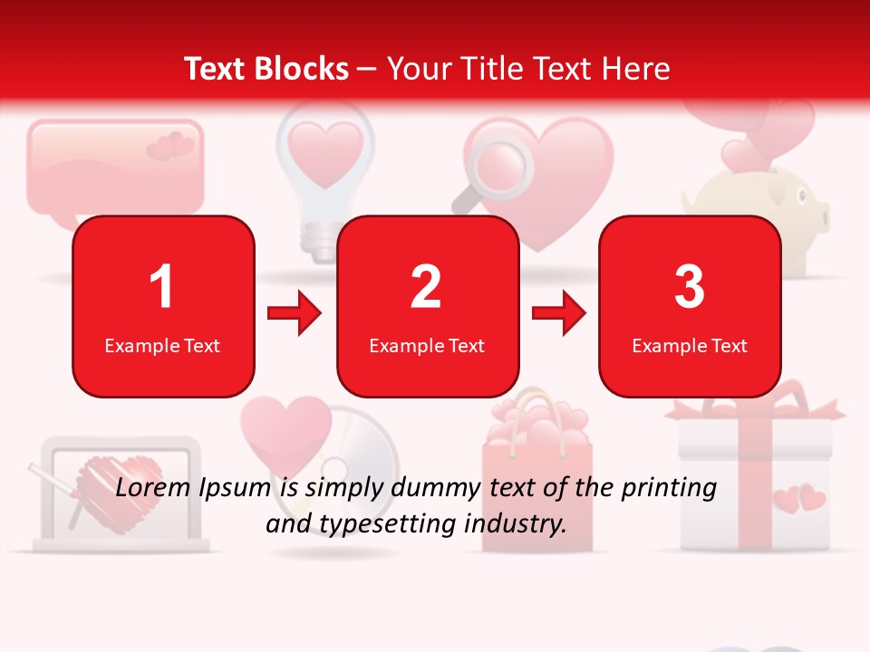 Bag Icon Painting PowerPoint Template