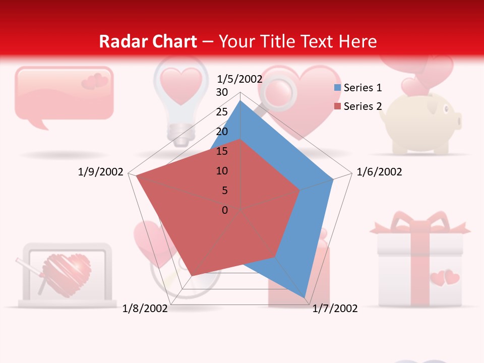 Bag Icon Painting PowerPoint Template