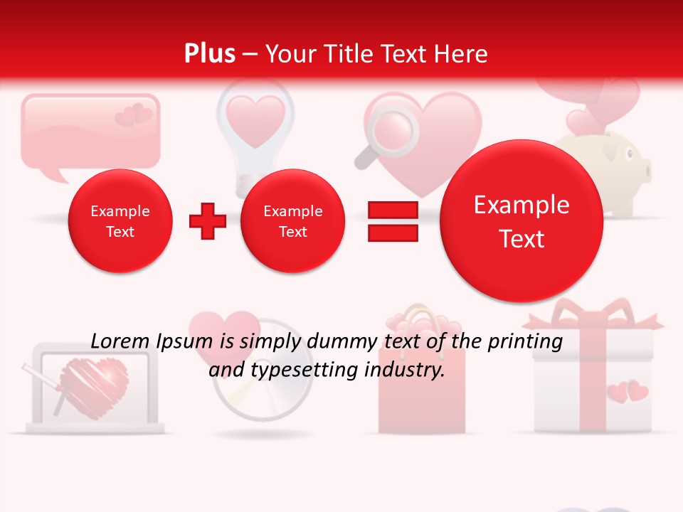 Bag Icon Painting PowerPoint Template