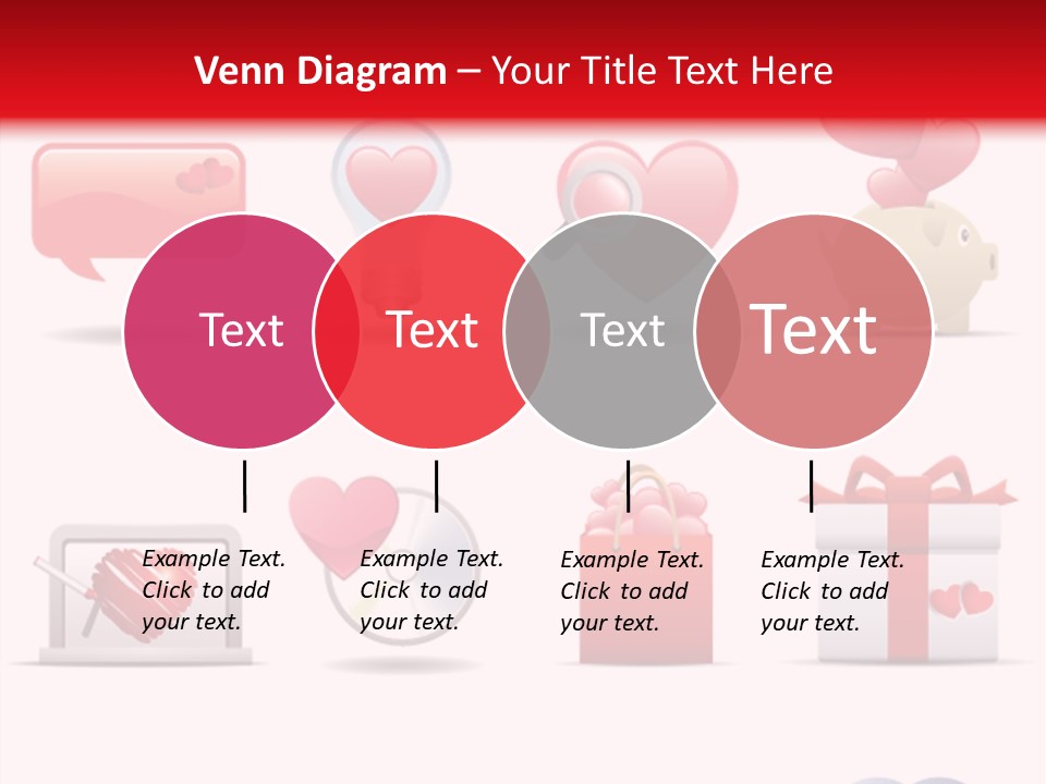 Bag Icon Painting PowerPoint Template