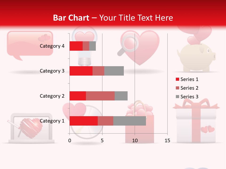 Bag Icon Painting PowerPoint Template