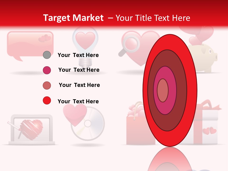 Bag Icon Painting PowerPoint Template