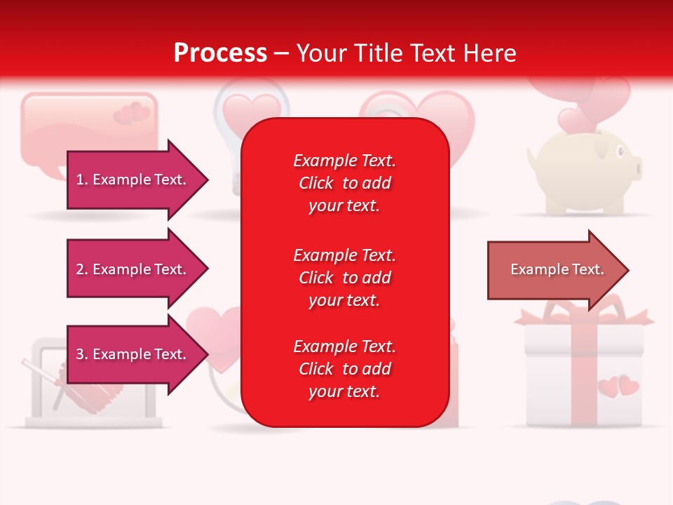 Bag Icon Painting PowerPoint Template