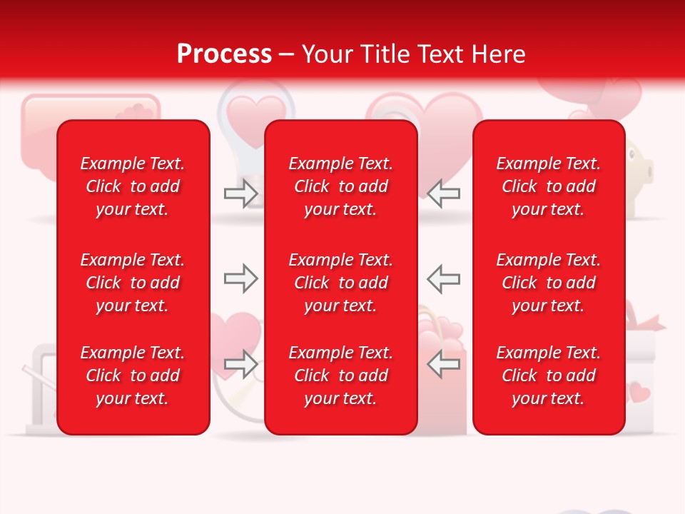 Bag Icon Painting PowerPoint Template