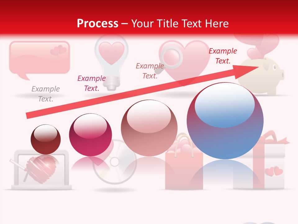 Bag Icon Painting PowerPoint Template