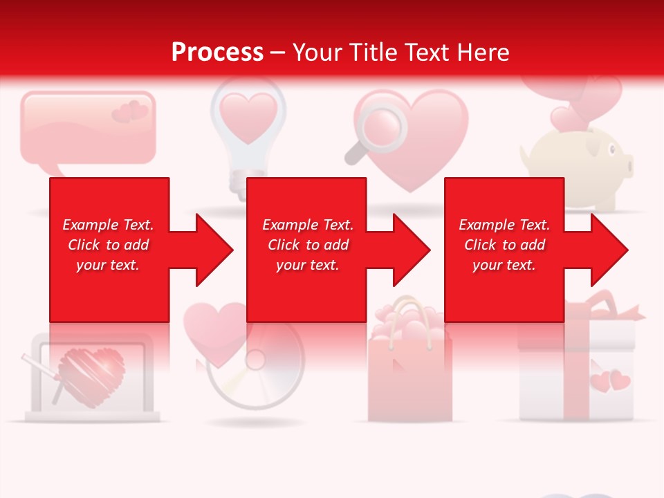 Bag Icon Painting PowerPoint Template