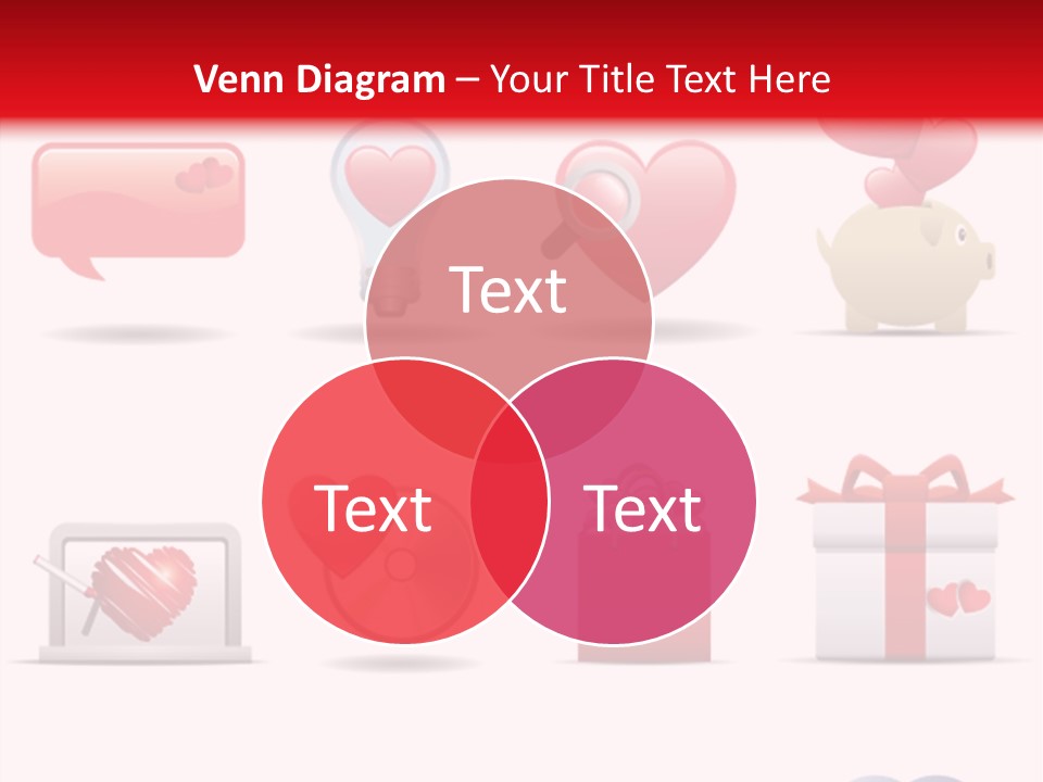 Bag Icon Painting PowerPoint Template