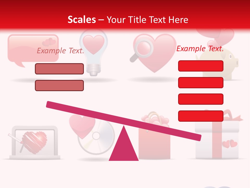 Bag Icon Painting PowerPoint Template