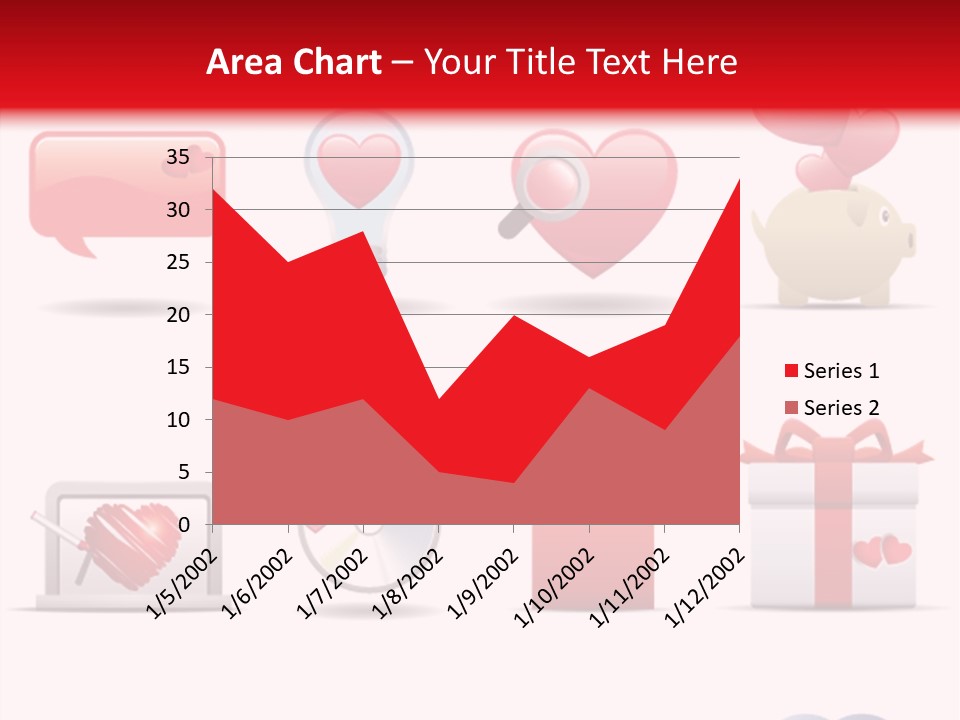 Bag Icon Painting PowerPoint Template