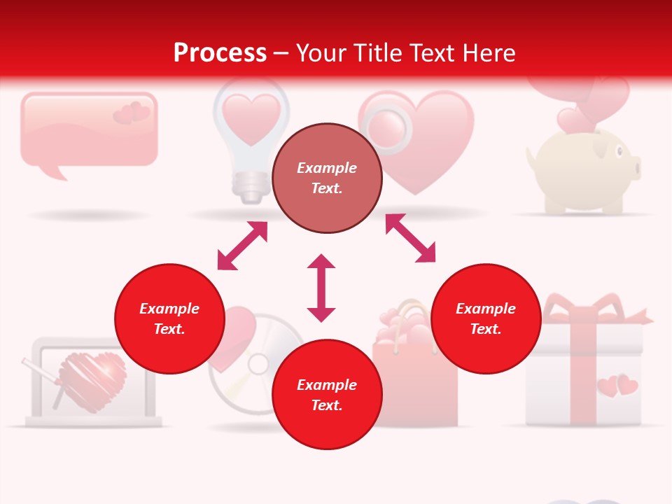 Bag Icon Painting PowerPoint Template