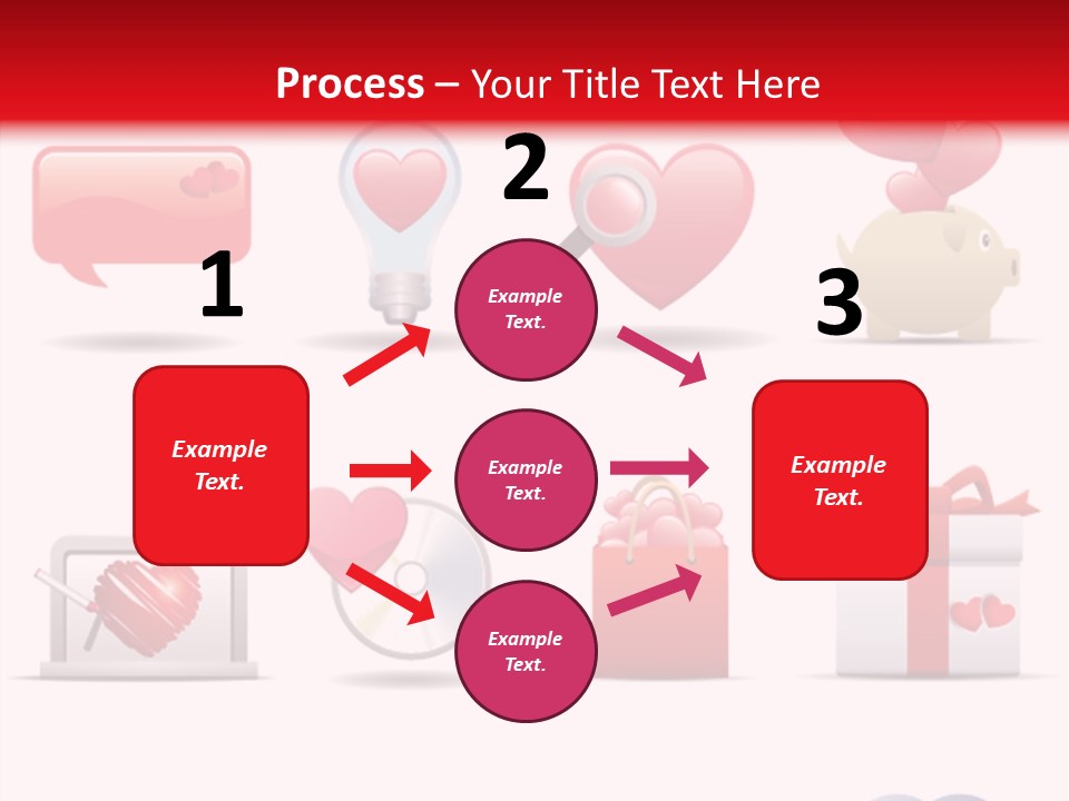 Bag Icon Painting PowerPoint Template