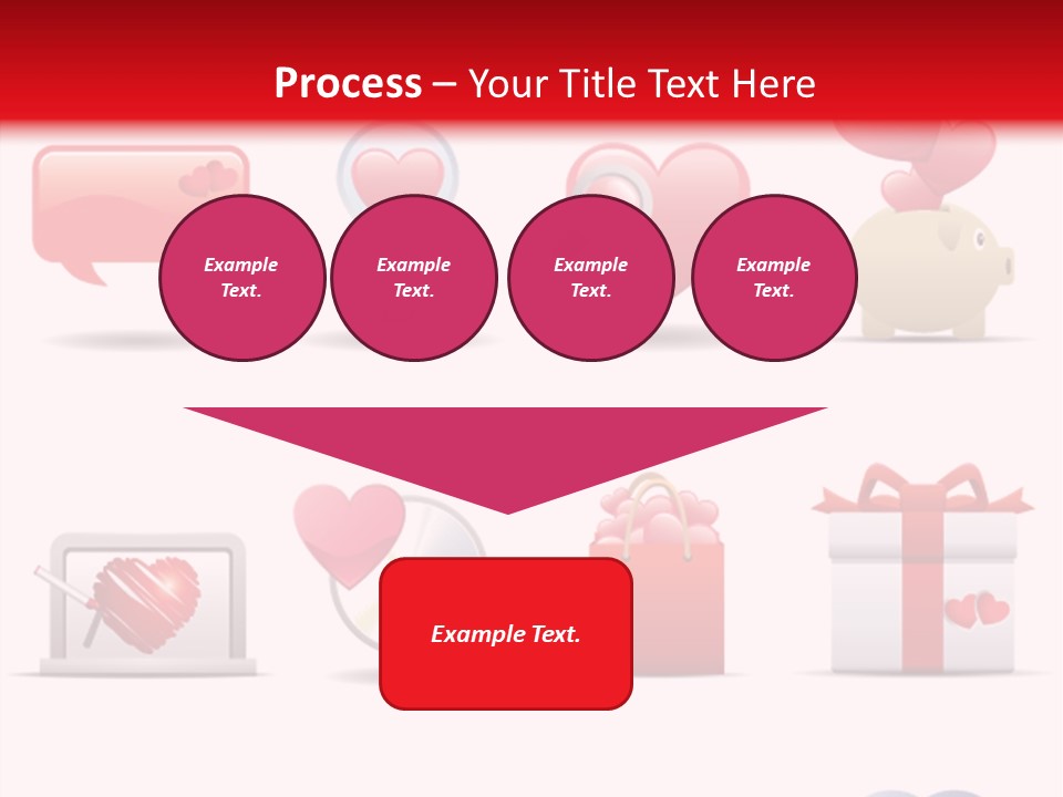 Bag Icon Painting PowerPoint Template