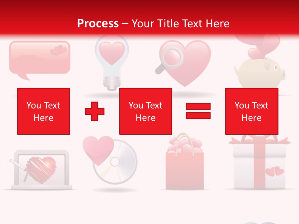 Bag Icon Painting PowerPoint Template