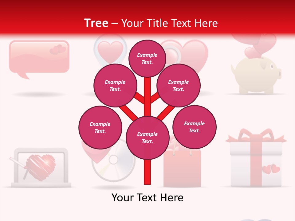 Bag Icon Painting PowerPoint Template