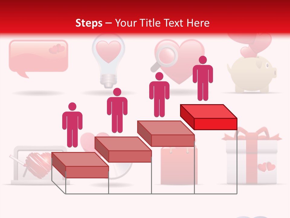 Bag Icon Painting PowerPoint Template