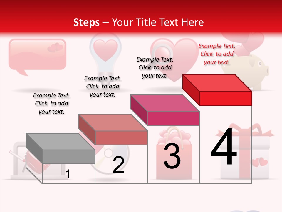 Bag Icon Painting PowerPoint Template