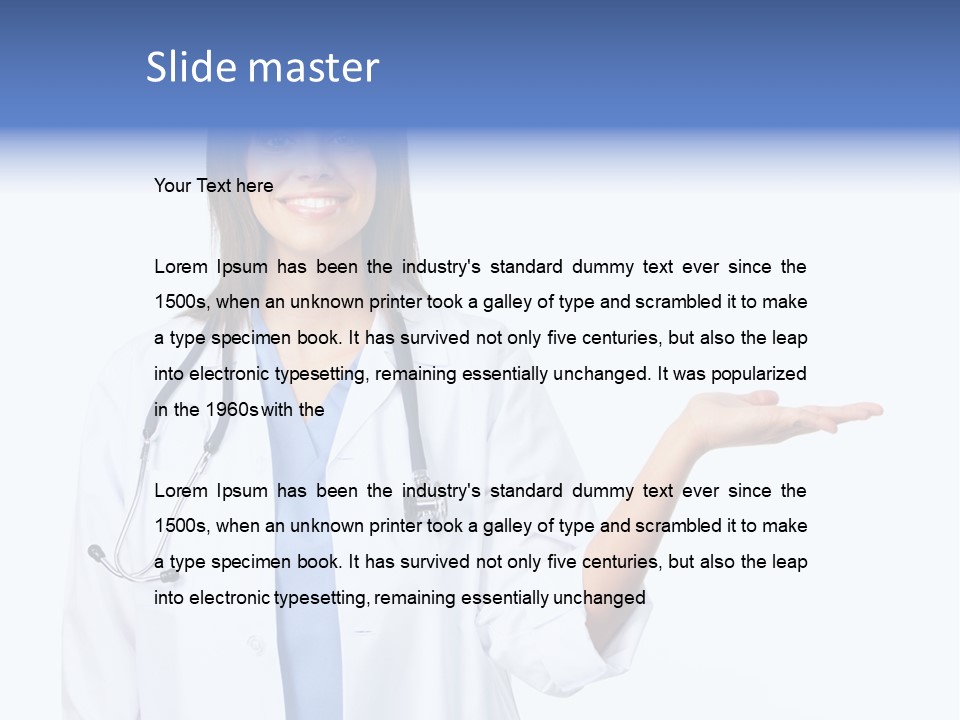 Young Work White PowerPoint Template