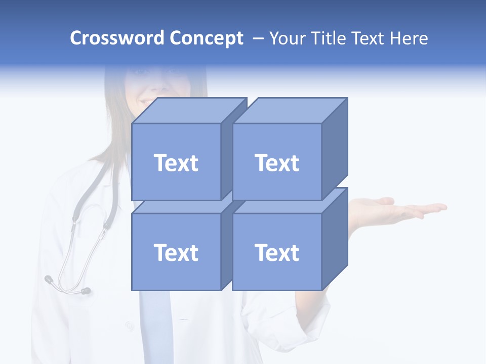 Young Work White PowerPoint Template
