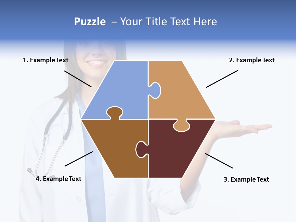 Young Work White PowerPoint Template