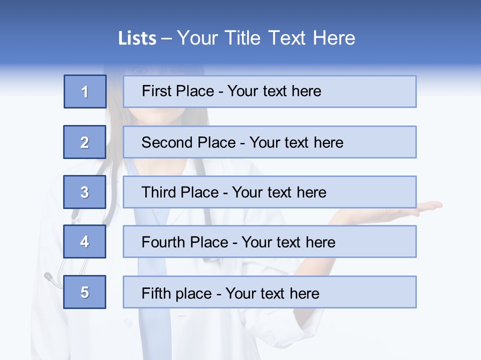 Young Work White PowerPoint Template