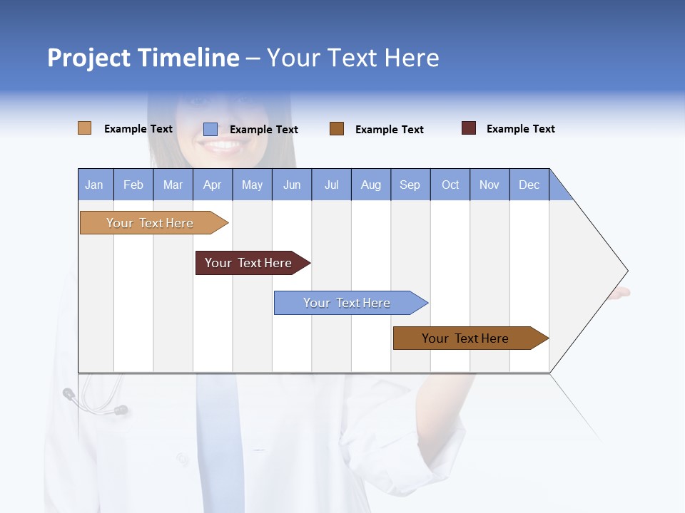 Young Work White PowerPoint Template