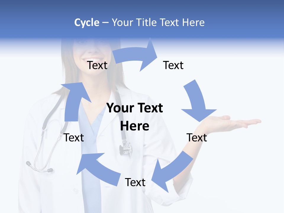 Young Work White PowerPoint Template