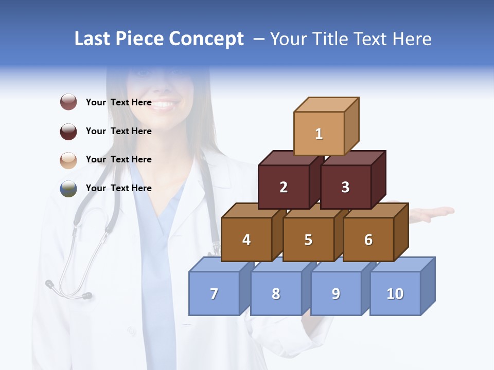 Young Work White PowerPoint Template