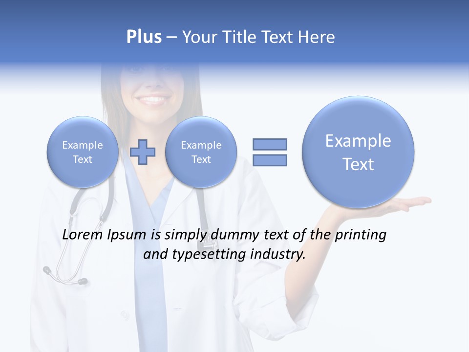 Young Work White PowerPoint Template