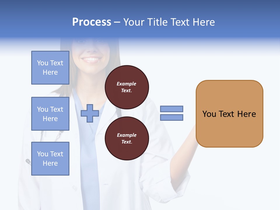 Young Work White PowerPoint Template