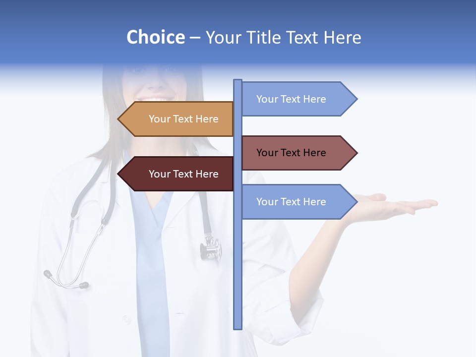 Young Work White PowerPoint Template