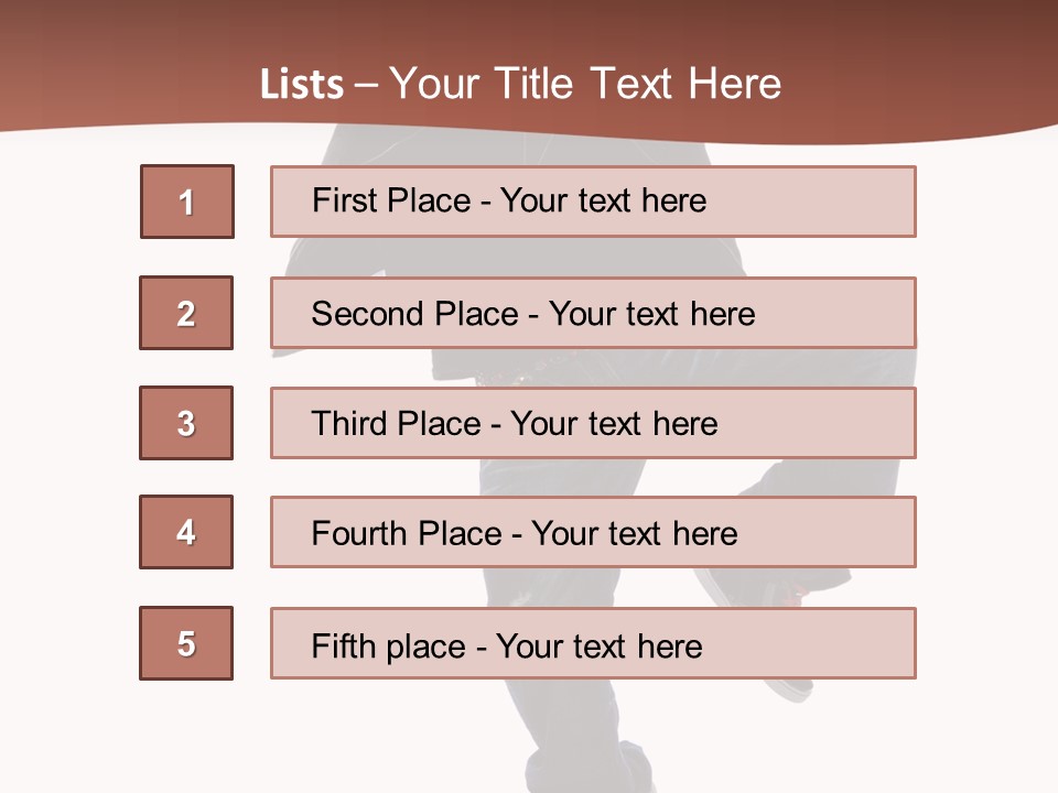 Cool Lifestyle Portrait PowerPoint Template