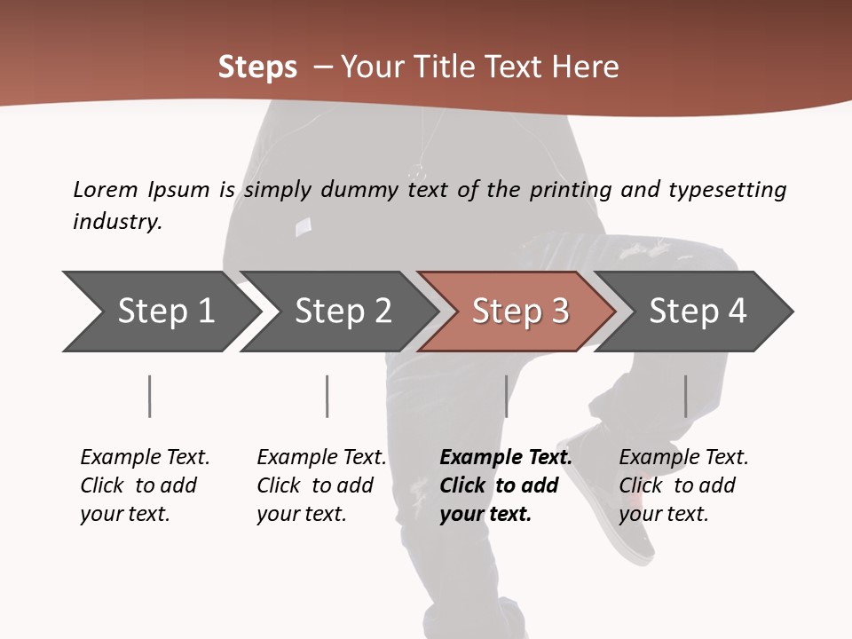 Cool Lifestyle Portrait PowerPoint Template