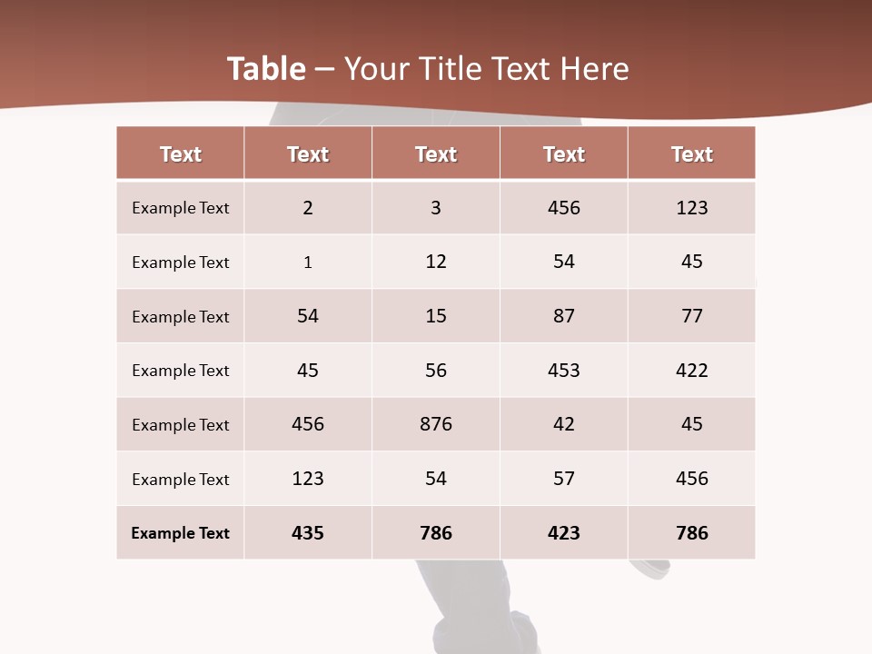 Cool Lifestyle Portrait PowerPoint Template